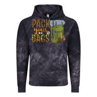 Cloud Black pack your bags Vintage Hoodie - NancyCooperArtShop