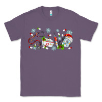 Lavender christmas nurse Classic Tee - MaliasSmallBusiness