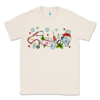 Natural christmas nurse Classic Tee - MaliasSmallBusiness