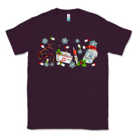 Plum christmas nurse Classic Tee - MaliasSmallBusiness