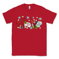 Red christmas nurse Classic Tee - MaliasSmallBusiness