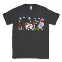 Smoke christmas nurse Classic Tee - MaliasSmallBusiness