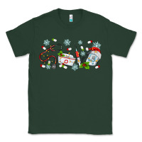 Sports Green christmas nurse Classic Tee - MaliasSmallBusiness