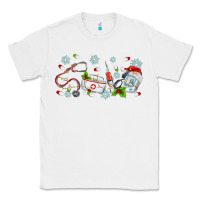 White christmas nurse Classic Tee - MaliasSmallBusiness