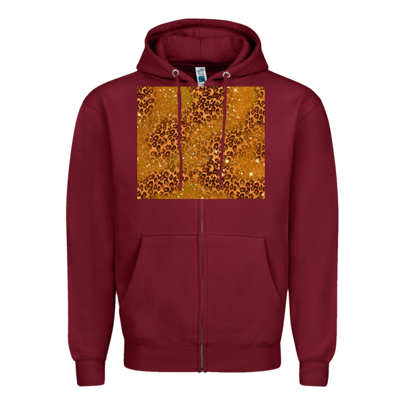 Glitter Cowhide Zipper Hoodie by TumblerDesignByShophia | Teevron