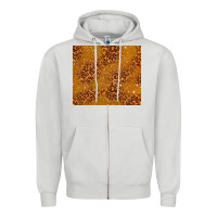 Dove Grey glitter cowhide Zipper Hoodie - TumblerDesignByShophia