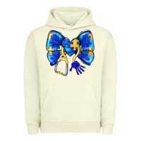 Pigment Pistachio Down Syndrome Ribbon Urban Hoodie - CowhideDigitalArt
