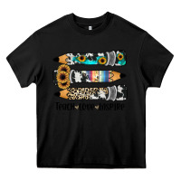 Black western pencils teach love inspire Heavy Core Tee - JahusDesignShop