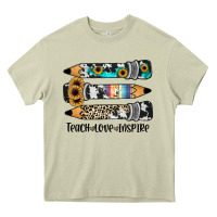 Mossy western pencils teach love inspire Heavy Core Tee - JahusDesignShop