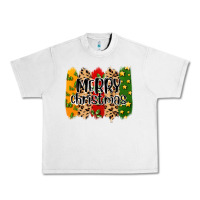 Lunar Rock merry christmas brushstrokes Urban Heavy Tee - MaliasSmallBusiness