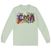 Matcha CMA Certified Medical Assistant Mardi Gras Long Sleeve Tee - LillyAllenDesigns