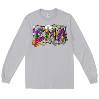 Moon Dust CMA Certified Medical Assistant Mardi Gras Long Sleeve Tee - LillyAllenDesigns