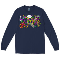 Navy CMA Certified Medical Assistant Mardi Gras Long Sleeve Tee - LillyAllenDesigns