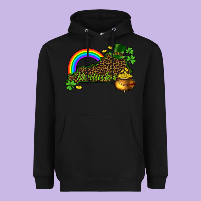 Kentucky Map St.patricks Heavyweight Hoodie Designed By Cowgirlartshop