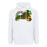 White kentucky map st.patricks Heavyweight Hoodie - CowGirlArtShop