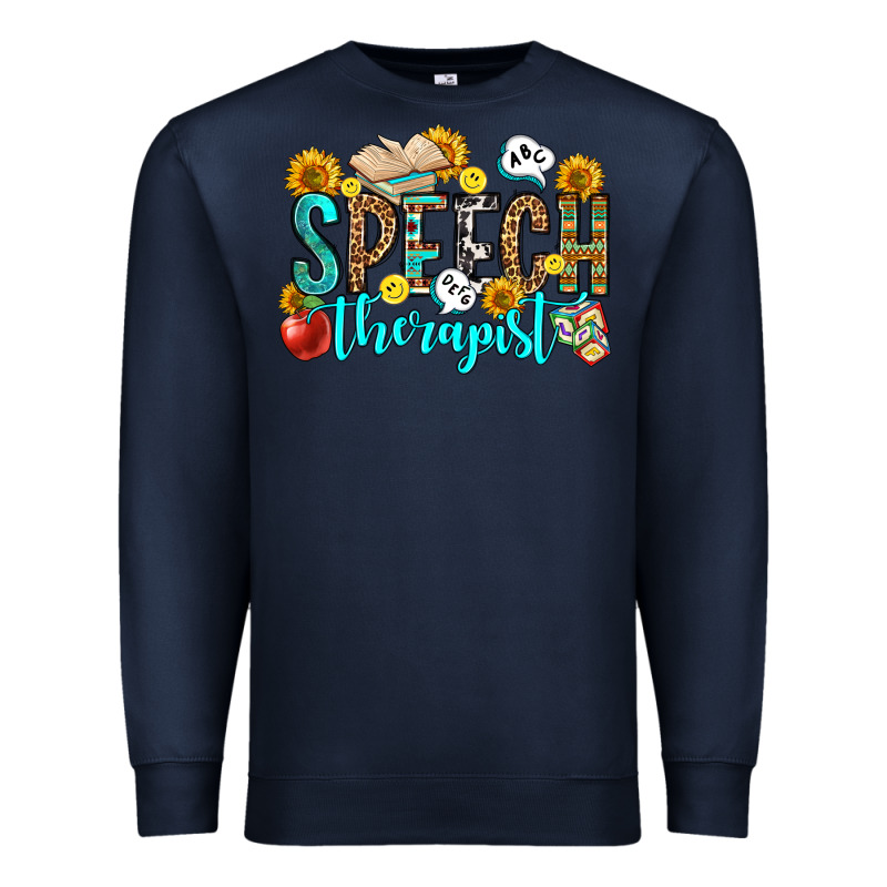 Speech Therapist Premium Sweatshirt by OliviaCreatesArt | Teevron