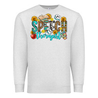 Oatmeal Heather speech therapist Premium Sweatshirt - OliviaCreatesArt