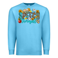 Ocean Blue speech therapist Premium Sweatshirt - OliviaCreatesArt