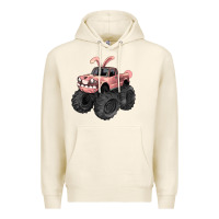 Tofu Easter monster truck Easter Day Premium Hoodie - HowdyJamesFarm