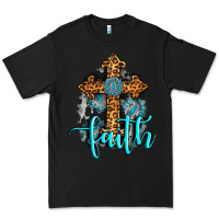 Black faith western turquoise Premium Tee - AdoDesignShop