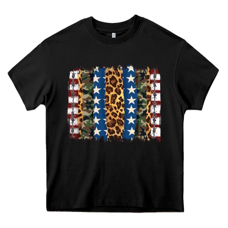 Usa Army Pattern Brushstroke Heavy Core Tee by Artiststas | Teevron