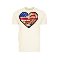 Vintage Arctic western usa flag heart Vintage Tee - JahusDesignShop