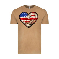 Vintage Camel western usa flag heart Vintage Tee - JahusDesignShop