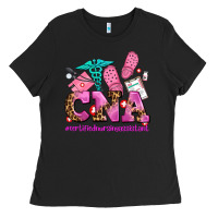 Black cna certified nursing assistant Ladies Tee - AdoDesignShop