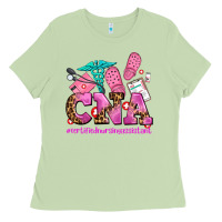 Matcha cna certified nursing assistant Ladies Tee - AdoDesignShop