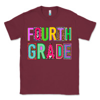 Burgundy fourth grade Classic Tee - NancyCooperArtShop