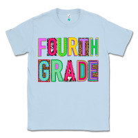 Dusty Blue fourth grade Classic Tee - NancyCooperArtShop