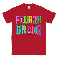 Red fourth grade Classic Tee - NancyCooperArtShop