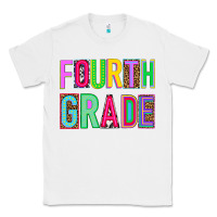 White fourth grade Classic Tee - NancyCooperArtShop
