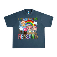 Midnight Navy i love my job for all the little reasons Urban Heavy Tee - NancyCooperArtShop
