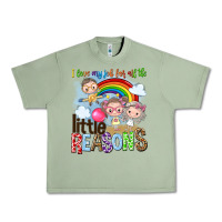 Oil Green i love my job for all the little reasons Urban Heavy Tee - NancyCooperArtShop