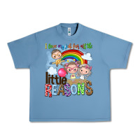 Pebble Blue i love my job for all the little reasons Urban Heavy Tee - NancyCooperArtShop