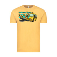 Vintage Mustard transportation squad Vintage Tee - NancyCooperArtShop
