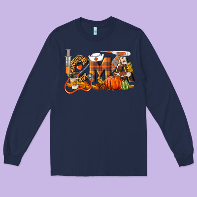Fall Cma Certified Medical Assistant Long Sleeve Tee Designed By Lillyallendesigns