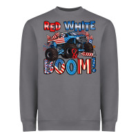 Storm red white and boom 4th of july Heavyweight Sweatshirt - Artiststas