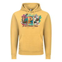 Vintage Mustard lpn licensed practical nurse western Vintage Hoodie - NancyCooperArtShop