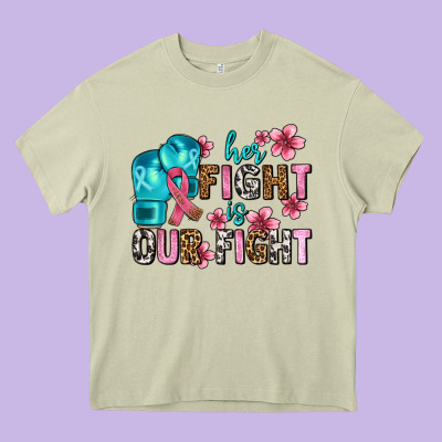 Her Fighting Is Our Fight Heavy Core Tee Designed By Adodesignshop