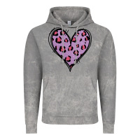Cloud Rock Glitter Purple Leopard Heart Vintage Hoodie - Jasminsmagicworld