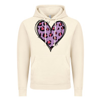 Vintage Artic Glitter Purple Leopard Heart Vintage Hoodie - Jasminsmagicworld