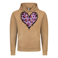Vintage Camel Glitter Purple Leopard Heart Vintage Hoodie - Jasminsmagicworld
