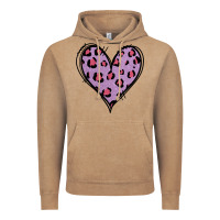 Vintage Coffee Glitter Purple Leopard Heart Vintage Hoodie - Jasminsmagicworld