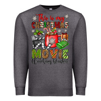 Charcoal Heather this is my christmas movie watching blanket Premium Sweatshirt - OliviaCreatesArt
