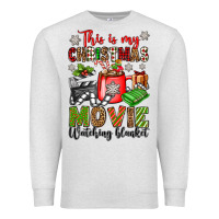 Oatmeal Heather this is my christmas movie watching blanket Premium Sweatshirt - OliviaCreatesArt