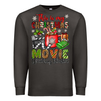 This Is My Christmas Movie Watching Blanket Premium Sweatshirt | Teevron