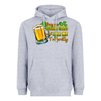 Heather Grey Buy me green beer and tell me i'm pretty Heavyweight Hoodie - CowGirlArtShop