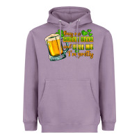 Lavender Buy me green beer and tell me i'm pretty Heavyweight Hoodie - CowGirlArtShop